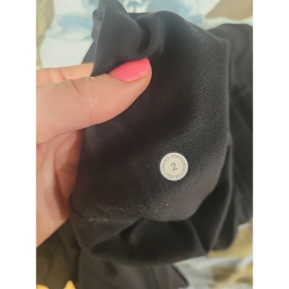 Lululemon Ready To Rulu Joggers Size 2 Black High Rise 7/8 Casual Pants W5DP3S - Picture 8 of 8